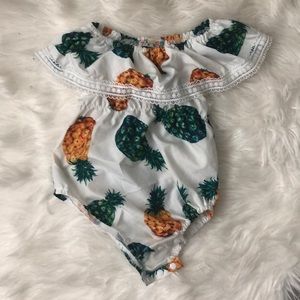 Pineapple romper